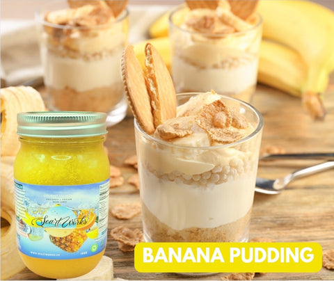 BANANA PUDDING SEA MOSS GEL (16oz)